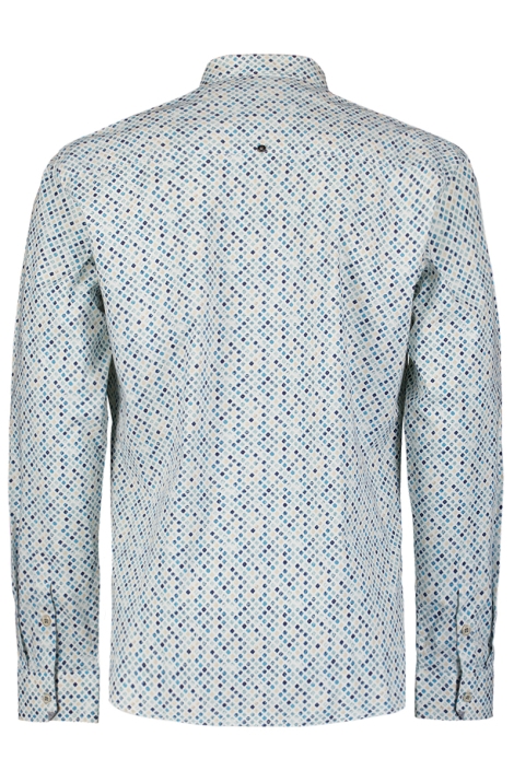 NO-EXCESS shirt stretch allover printed